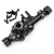 Yeah Racing TRX-4 Black Titanium Coated Aluminium CNC Front Axle Housing TRX4-045BK