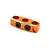 Yeah Racing Orange Aluminium 12-14 Gauge Wire Organizer Clamp YA-0487OR