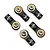 Yeah Racing Black Aluminium M3 Threaded (Counter Clockwise) Rod Ends 5Pcs YA-0572BK