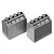 Traxxas UDR Grey Oil Bottles 2Pcs 8424