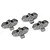 Traxxas UDR Grey Front & Rear Disc Brake Calipers 4Pcs 8567