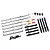 Traxxas TRX-4 Ford Bronco Chrome Left & Right Side Trim Set w/ LED Lens 8076