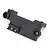 A black plastic steering servo mount for the Traxxas Unlimited Desert Racer (UDR) shown against a plain white background.