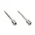 Two Tamiya metal long wheel axles shown side by side against a white background.