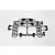 Tamiya Front & Rear Hubs, Wheel Hexes & Servo Horn (Parts Bag B) 50736