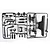 Tamiya Suspension Arms, Body Mounts & Shock (Parts Bag C) 50737