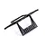 Tamiya Black Plastic Front Bumper 0005075