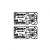 Tamiya Matte Black Axle Housing Set 56525