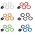 Traxxas Satin Aluminium 2.2" Beadlock Rings 4pc 8168