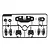 Tamiya Battery Mount, Wheel Hexes & Servo Saver (Parts Bag E) 0005747