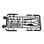 Tamiya Wild Willy 2 Black Body Roll Bars & Spot Light (Parts Bag K) 0115255