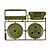 Tamiya Wild Willy 2 Green Windscreen, Grill & Spare Tyre (Parts Bag J) 0005750