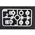 Tamiya Grey Servo Saver Horn Set (Parts Bag P) 0115065
