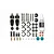 Tamiya Plastic C.V.A Super Mini Shock Kit 2Pcs w/ Shock Oil 50746