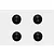 Tamiya TRF Rubber Shock Cap Seals 4Pcs 53576