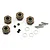 Losi LST2 Aluminium 17mm Hex Adapters w/ Hardware LOSB3516