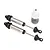 Traxxas UDR Silver Aluminium Front 134mm GTR Threaded Shocks Assembled w/ Shock Oil 2Pcs 8450