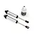 Traxxas UDR Silver Aluminium Front 134mm GTR Shocks Assembled w/ Shock Oil 2Pcs 8451