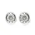 Tamiya 1/14 1.7" Truck Front Metal Plated Matte Silver Rims 2Pcs 56517