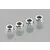 Tamiya 4mm Silver Steel Nyloc Nuts 4Pcs 9805715