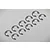 Tamiya 2mm E-Clips 15Pcs 50588