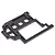 A black plastic upper chassis plate for an HSP 1/10 scale nitro RC car, featuring various mounting holes and cutouts.