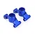 Hobbies Direct Blue Aluminium Rear Hubs 703120