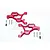 GPM Red Aluminium ARRMA Senton Front Lower Suspension Arm Pair MAS055-R