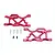 GPM Red Aluminium ARRMA Senton Rear Lower Suspension Arm Pair MAS056-R