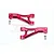 GPM Red Aluminium ARRMA Senton Front Upper Suspension Arms 2Pcs MAS054-R
