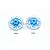 GPM UDR Blue Aluminium +3mm Brake Disc Wheel Hex 2Pcs UDR010DX+3MM-B