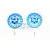 GPM UDR Blue Aluminium +3mm Brake Disc Wheel Hex 2Pcs UDR010D+3MM-B