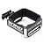 A black aluminium Yeah Racing cooling fan booster shroud with mounting screws on a white background.