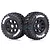 Louise 2.2/3.0" SC-Uphill Tyres on Black Spoke Rims - Glued Wheels 2Pcs L-T3223SBM