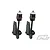 Pro-Line X-Maxx PowerStroke HD Titanium Nitride Coated GTX Shock Shafts 2Pcs 6321-00