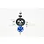 GPM Hardened Steel 56T 32dp/0.8Mod Spur Gear & 16T Pinion w/ Blue Aluminium Slipper Adapter SLA155616TLG-B