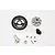 GPM Hardened Steel 54T 32dp/0.8Mod Spur Gear & 20T Pinion w/ Grey Aluminium Slipper Adapter SLA155420TLG-GS