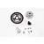 GPM Hardened Steel 56T 32dp/0.8Mod Spur Gear & 17T Pinion w/ Grey Aluminium Slipper Adapter SLA155617TLG-GS