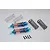 GPM Sky Blue Aluminium Traxxas Slash, Stampede & Rustler Front Shocks 2Pcs RUS087F-SB-OR