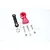 GPM Red Aluminium ARRMA Kraton, Typhon, Talion & Senton 25T Servo Saver Set w/ Turnbuckle ARR16025-R