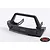 RC4WD Black SCX10 Front Tough Armor Stubby Bumper w/ Winch Mount Z-S1313