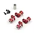 Yeah Racing Red Aluminium Magnetic Body Hole Marker Kit YA-0533RD