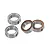 Xinlehong 6.3x9.5x3mm Steel Shielded Ball Bearings 4Pcs 30-WJ09