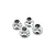 Xinlehong 4mm Steel Flanged Nyloc Nuts 4Pcs 25-WJ02