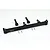 GPM Black Aluminium Street Fighter Rear Bumper TRX4330RB-BK