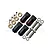 GPM Black Aluminium TRX-4 12mm Hex Adaptors (+23mm) 4Pcs w/ Hardware TRX4010/23MM-BK