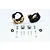 GPM Black TRX-4 Brass Weighted Axle Pendulum Knuckles & +9mm Hex Adapter 2Pcs TRX4023B-BK