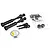 MIP Slash 4x4, Stampede 4x4 & Rally 4x4 & Rally X-Duty Splined Front CVD Steel Drive Shafts 2Pcs 18150