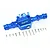 GPM Blue Aluminium Rear Gearbox Housing Set for Traxxas TRX-4 TRX4013-B
