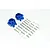 GPM Blue Aluminium TRX-4 Rear Inner Portal Drive Housing 2Pcs TRX4013CA-B